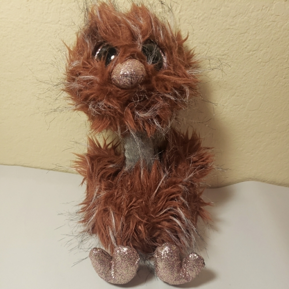 Ty Beanie Boos 6" Orson‎ The Osterich Perfect Plush brown pink sparkle